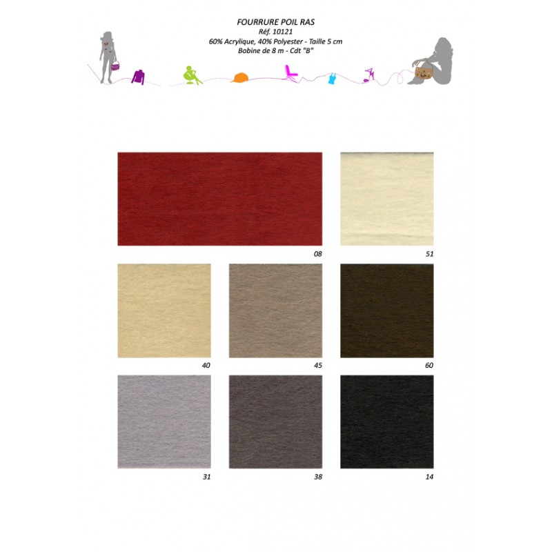 Stephanoise S10121 - FOURRURE POIL RAS