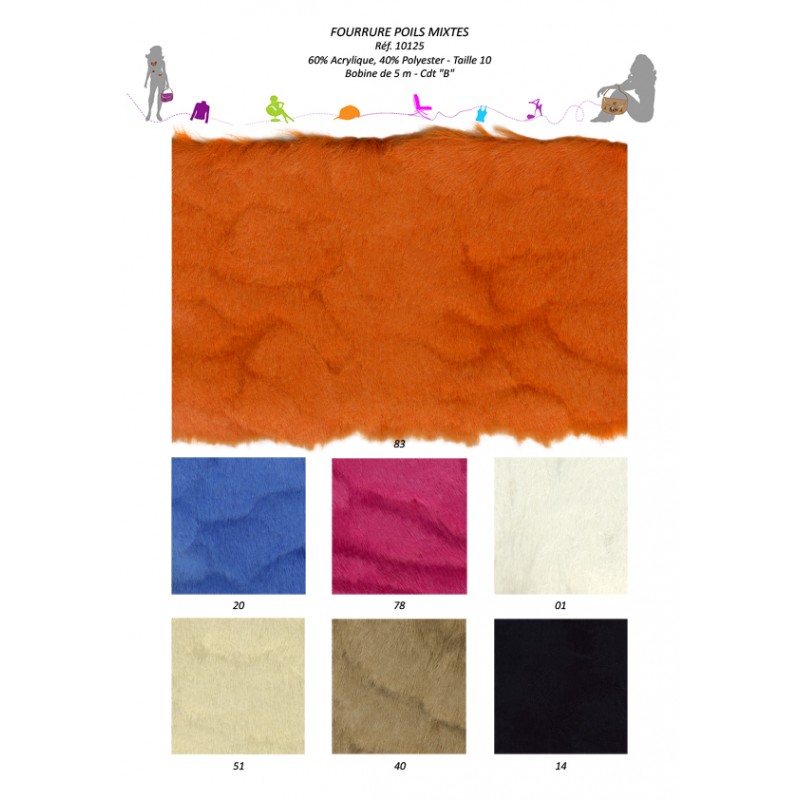Stephanoise S10125 - FOURRURE POILS MIXTES