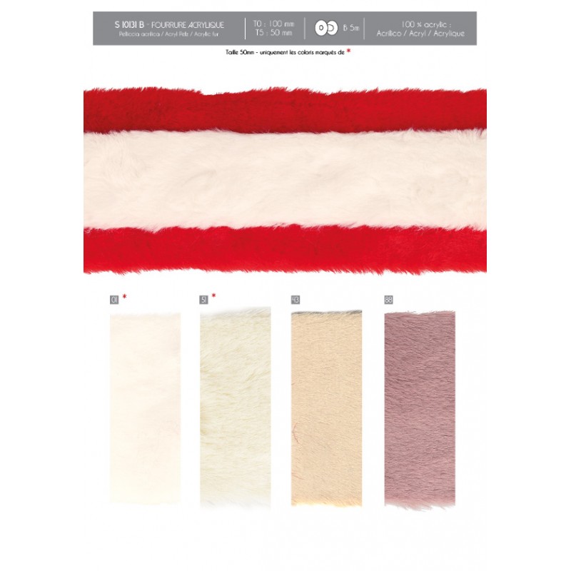 Stephanoise S10131 - FOURRURE ACRYLIQUE