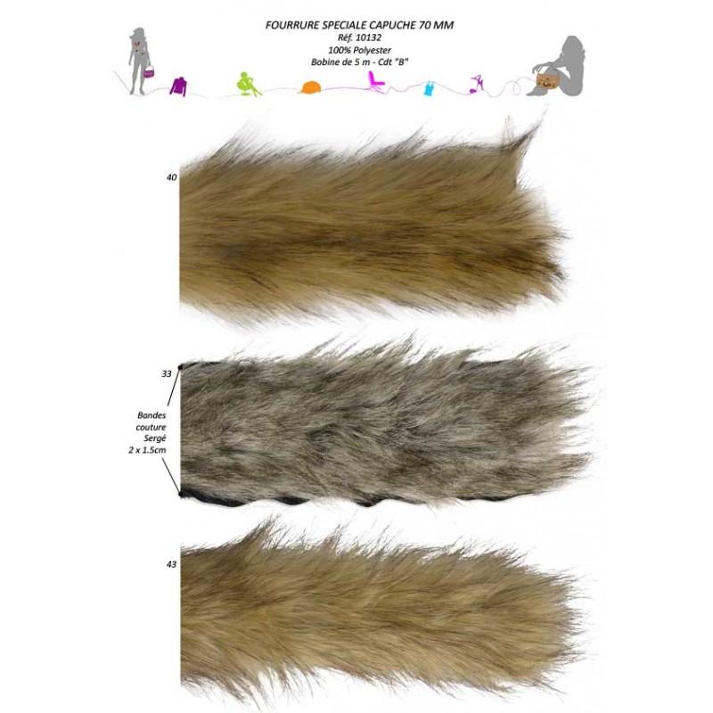 Stephanoise S10132 - FOURRURE ACRYLIQUE 7CM