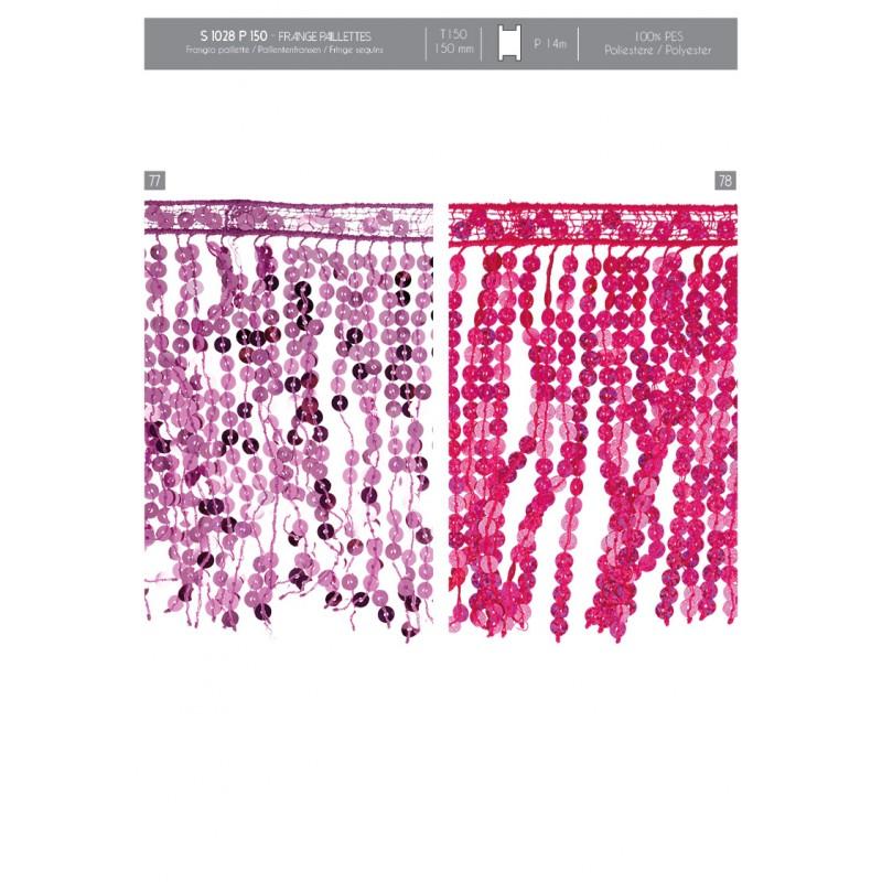 Stephanoise S1028 - FRANGE PAILLETTES 150MM