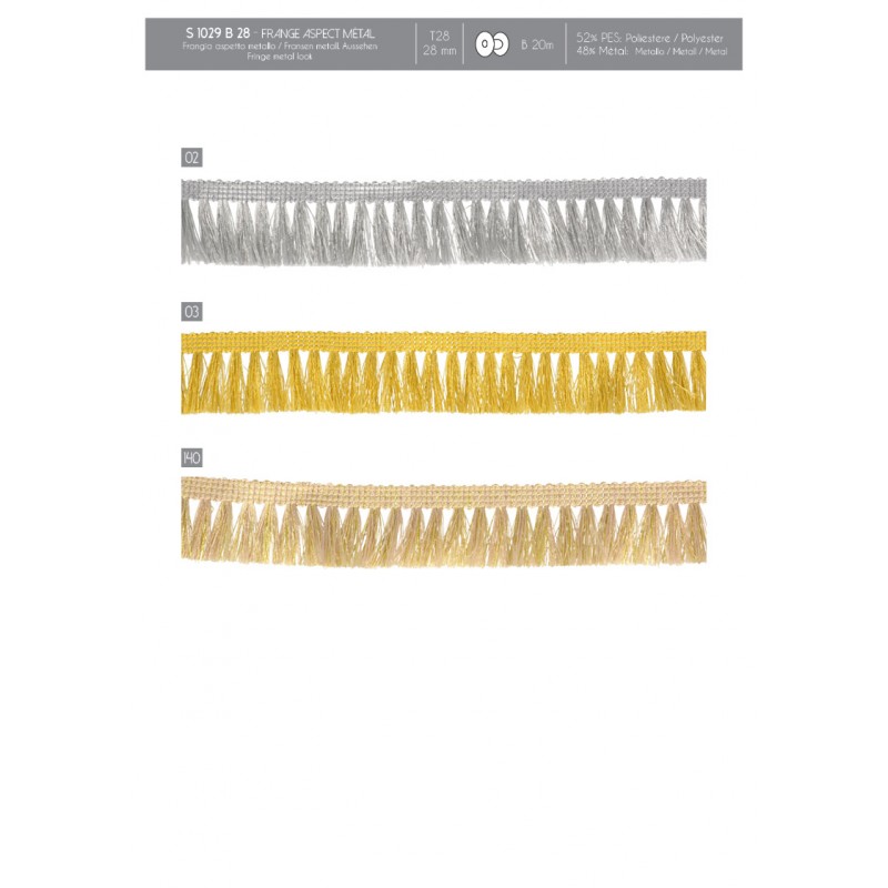 Stephanoise S1029 - FRANGE ASPECT METAL