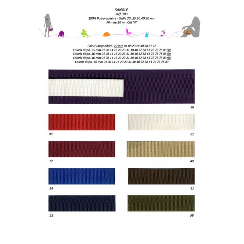 Stephanoise S103 - SANGLE 100 % POLYPROPYLÈNE