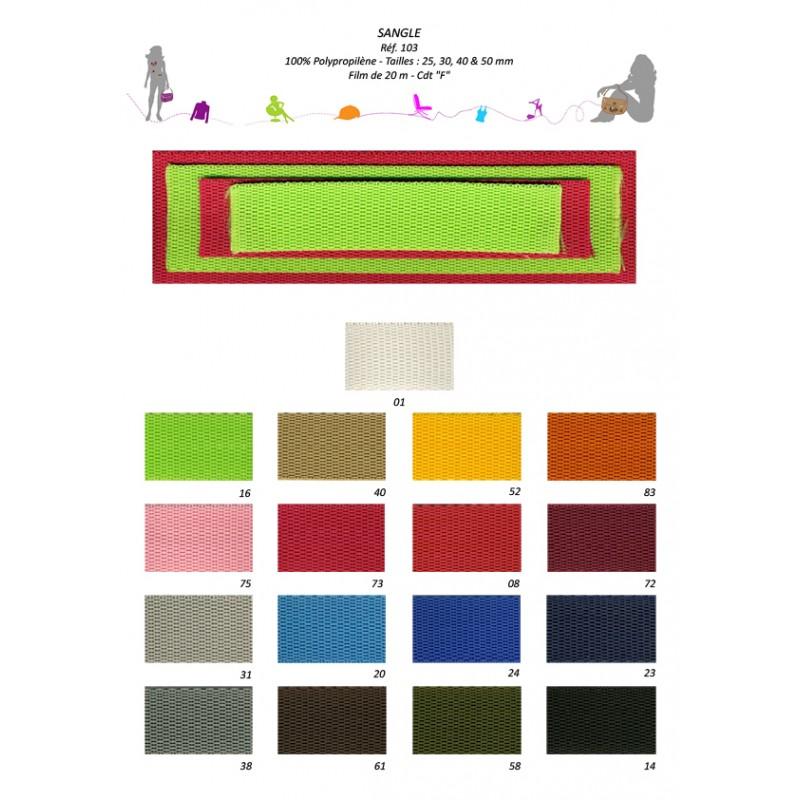 Stephanoise S103 - SANGLE 100 % POLYPROPYLÈNE