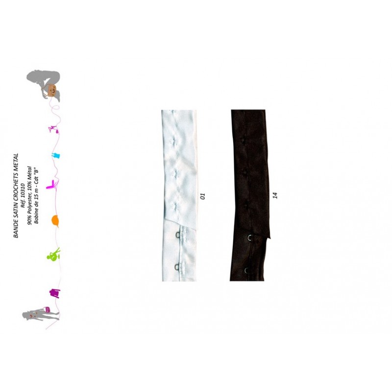 Stephanoise S10310 - BANDE ATTACHES SATIN