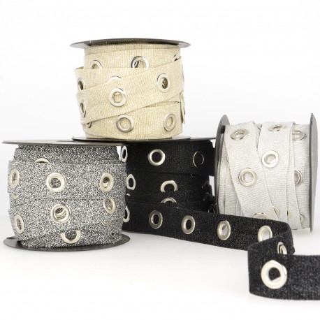 stephanoise S10314 - BANDE OEILLETS GLITTER