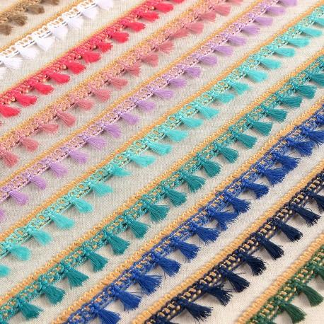 stephanoise S1049 - FRANGE POMPONS BICOLORE