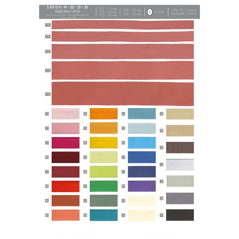 Stephanoise S107 - SERGE 100 % COTON
