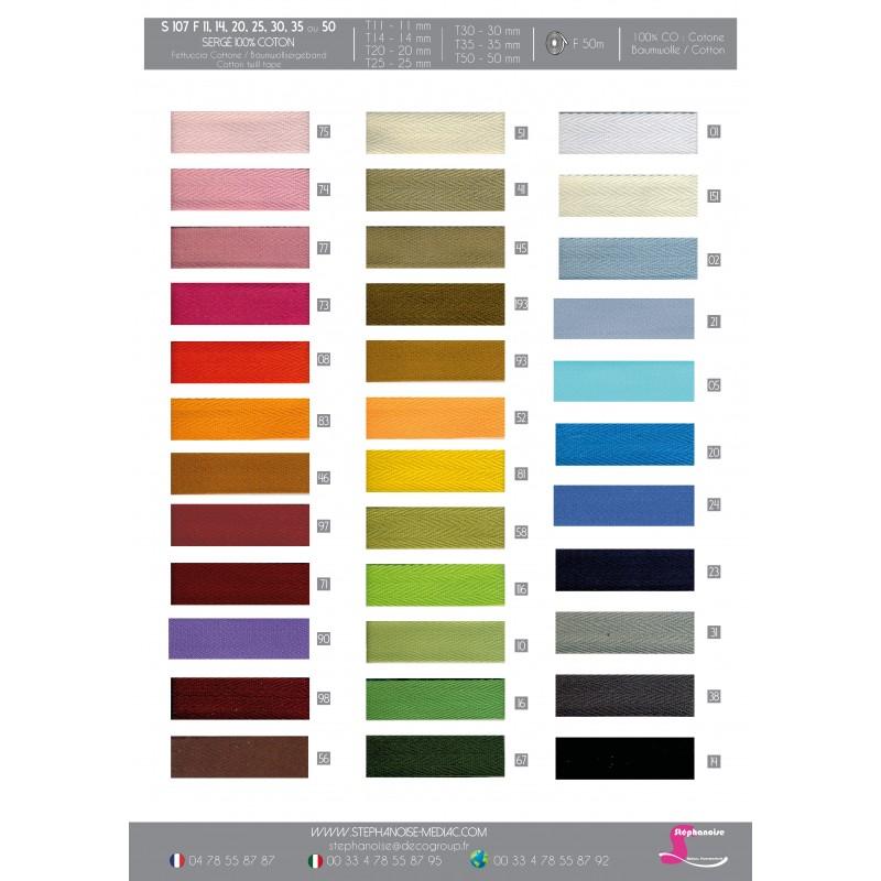 Stephanoise S107 - SERGE 100 % COTON
