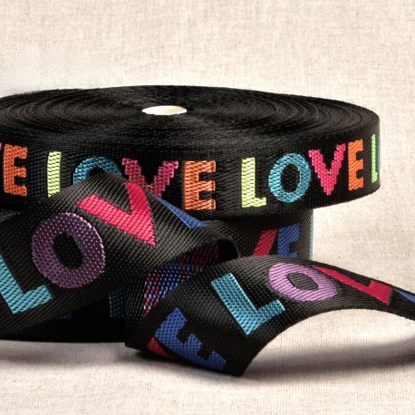 stephanoise S1100 - SANGLE TISSÉE "LOVE"