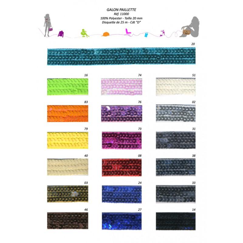 Stephanoise S11000 - GALON PAILLETTES