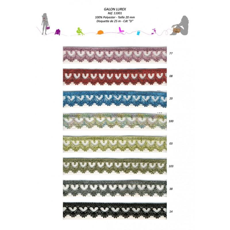 Stephanoise S11001 - GALON METAL 20 MM