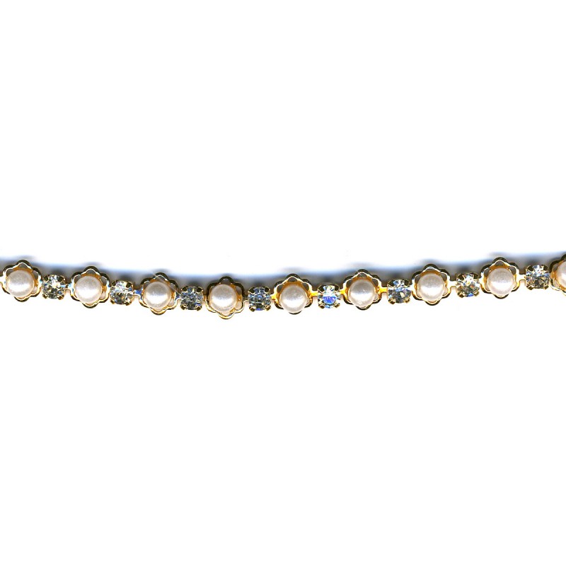 Stephanoise S11019 - STRASS & PERLES AU METRE