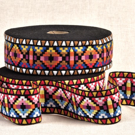 stephanoise S1102 - GALON JACQUARD GEOMETRIQ