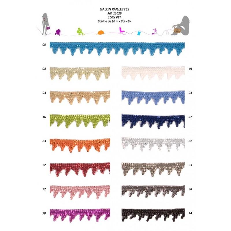 Stephanoise S11029 - GALON PAILLETTES