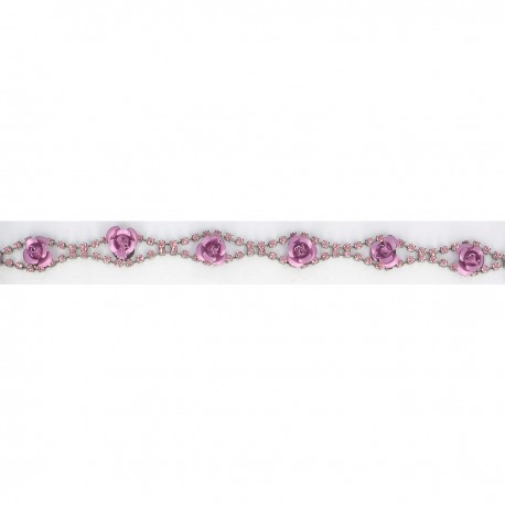 stephanoise S11037 - GALON STRASS/FLEURS