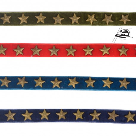 stephanoise S11046 - VELOURS THERMOCOLLANT ÉTOILES