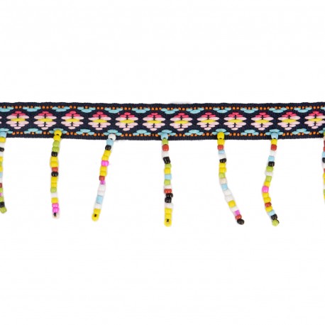 stephanoise S11050 - GALON FRANGES PERLES