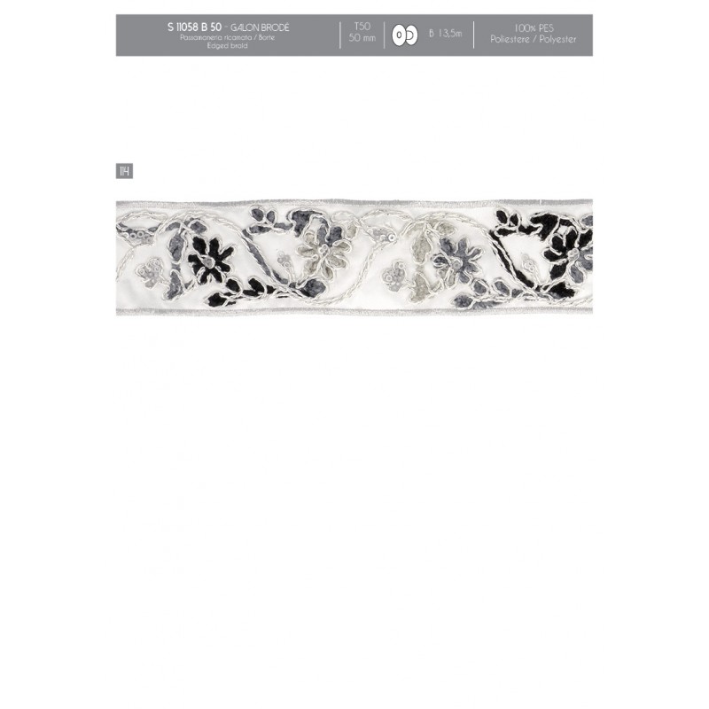 Stephanoise S11058 - GALON BRODÉ