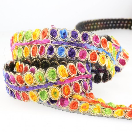 stephanoise S11062 - GALON BRODÉ RONDS