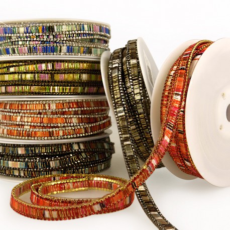 stephanoise S11065 - GALON PERLES THERMOCOLLANT 8MM