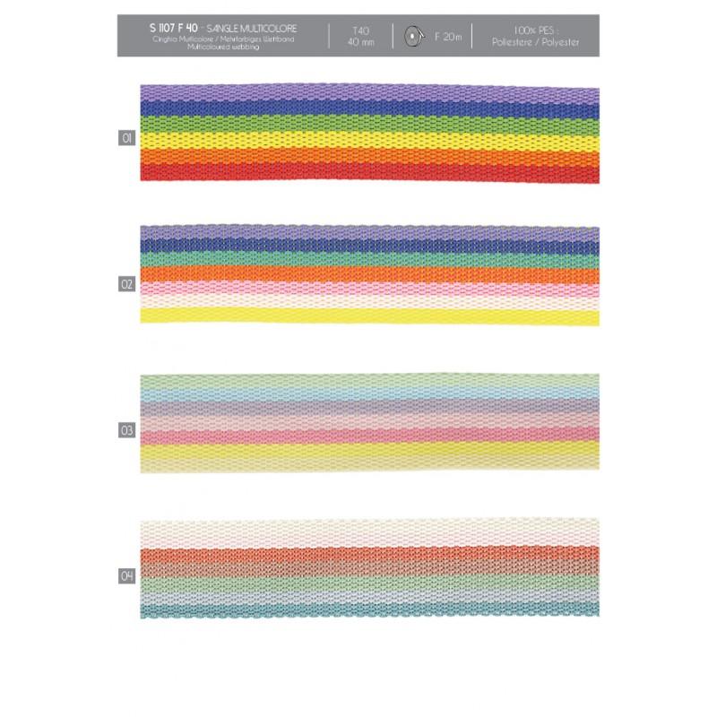 Stephanoise S1107 - SANGLE MULTICOLORE