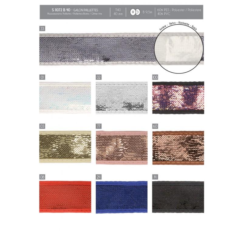 Stephanoise S11072 - GALON PAILLETTES