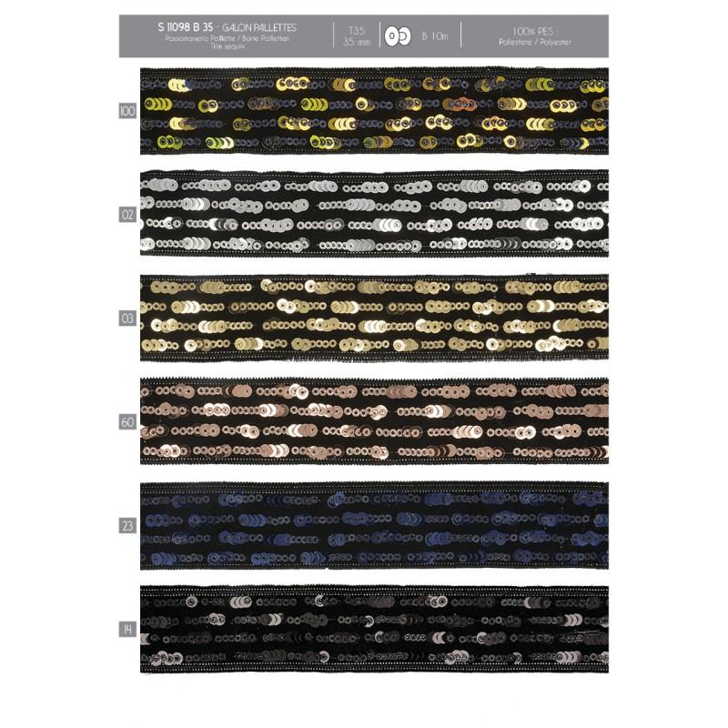 Stephanoise S11098 - GALON PAILLETTES