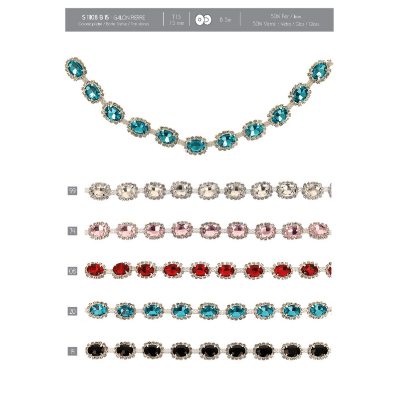 Stephanoise S11108 - GALON PIERRES