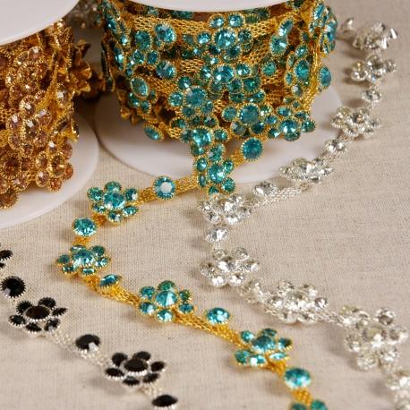 stephanoise S11109 - GALON FLEURS PIERRE