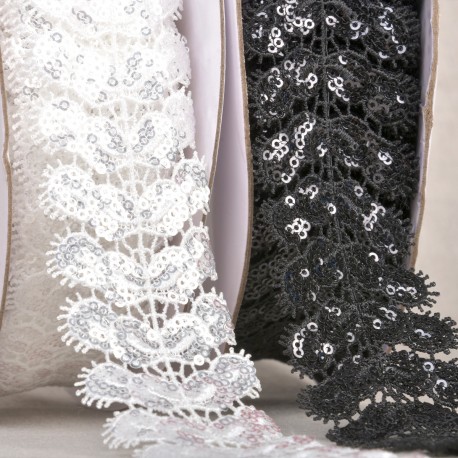 stephanoise S11124 - GALON BRODÉ PAILLETTES