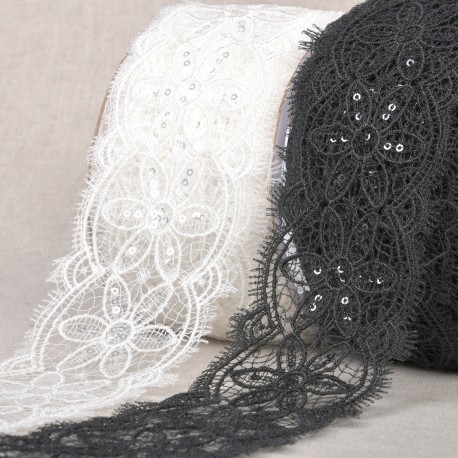 stephanoise S11125 - GUIPURE PAILLETTES