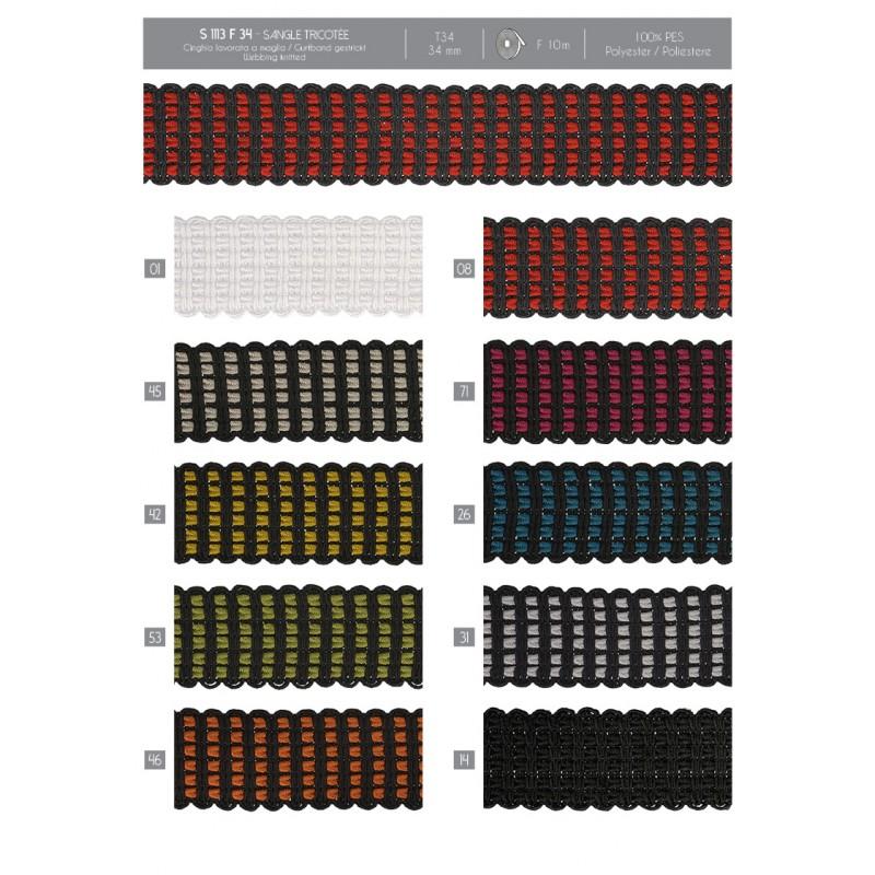 Stephanoise S1113 - SANGLE TRICOTÉE
