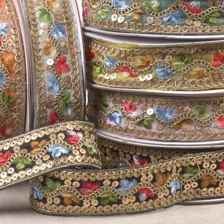 stephanoise S11130 - GALON BRODÉ ETHNIQUE