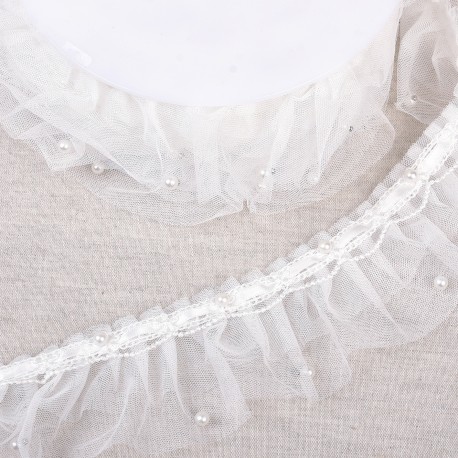 stephanoise S11138 - GALON DENTELLE PERLEE FRONCEE