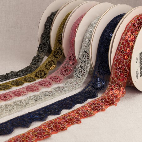 stephanoise S11143 - DENTELLES PAILLETÉES