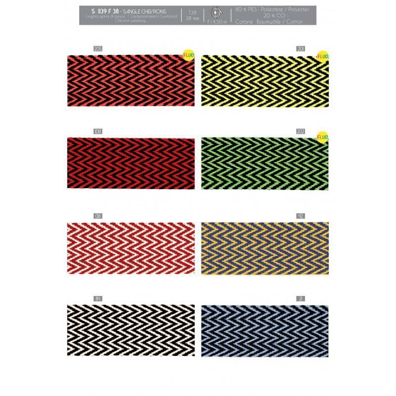Stephanoise S1139 - SANGLE CHEVRONS