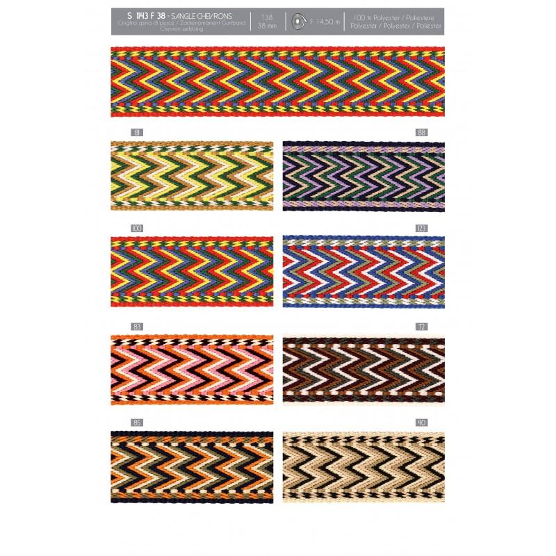 Stephanoise S1143 - SANGLE CHEVRONS