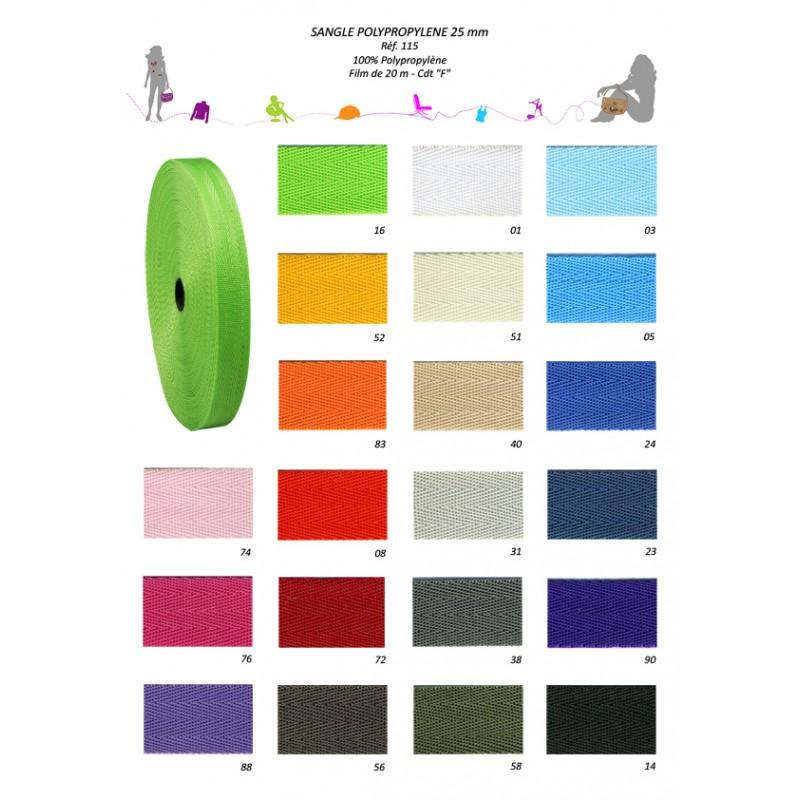 Stephanoise S115 - SANGLE POLYPROPYLENE 25MM