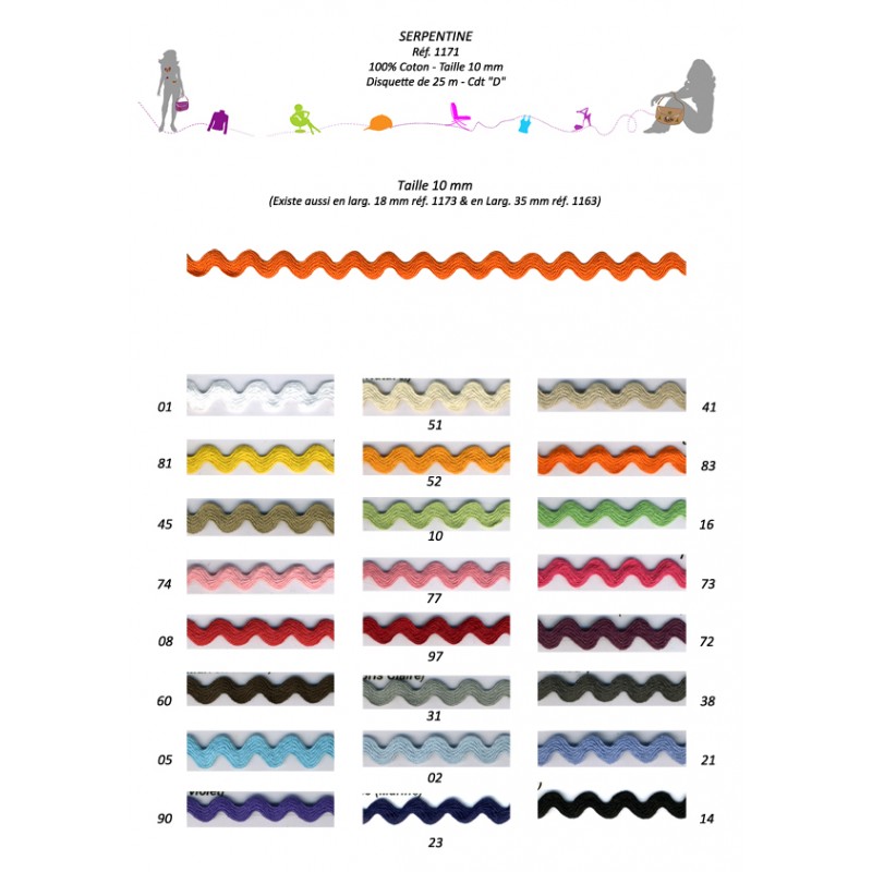Stephanoise S1171 - SERPENTINE COTON