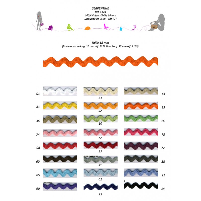 Stephanoise S1173 - SERPENTINE COTON