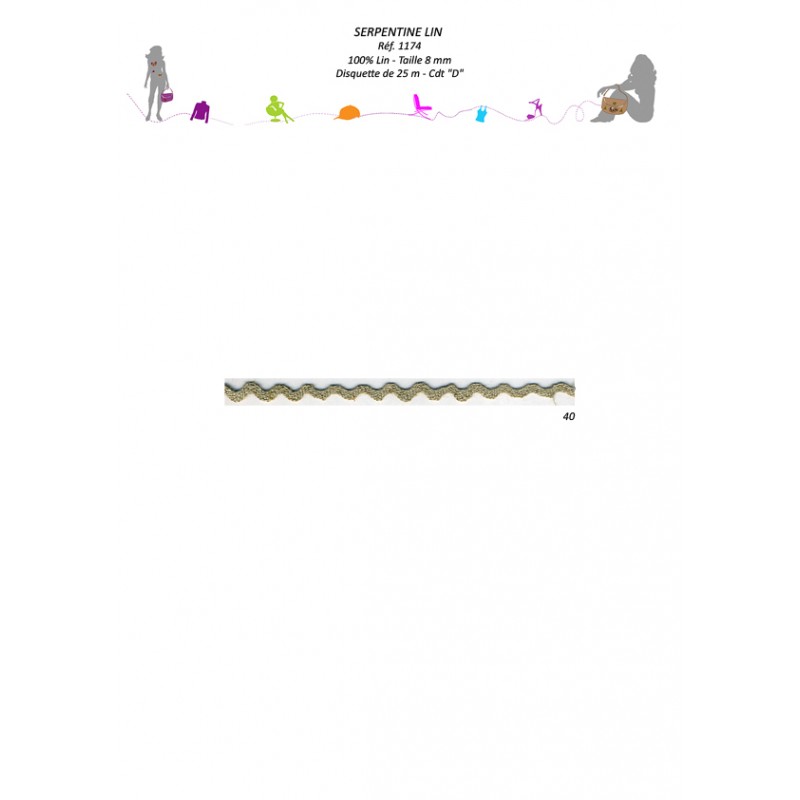 Stephanoise S1174 - SERPENTINE LIN 8MM