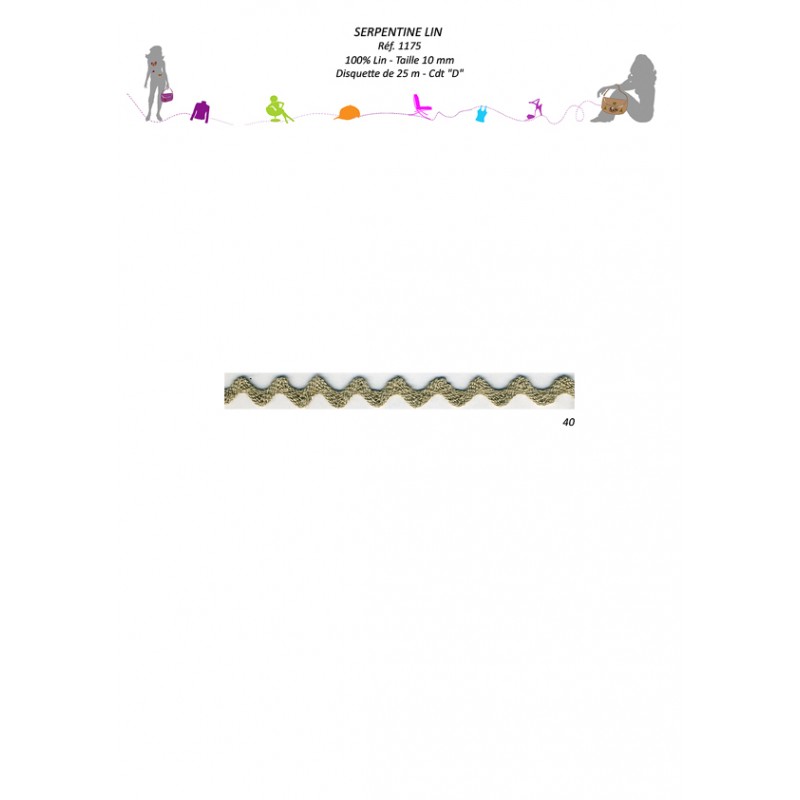 Stephanoise S1175 - SERPENTINE LIN 10MM