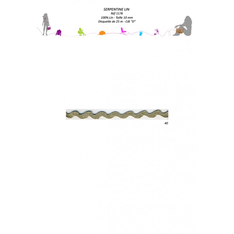 Stephanoise S1176 - SERPENTINE LIN 10MM