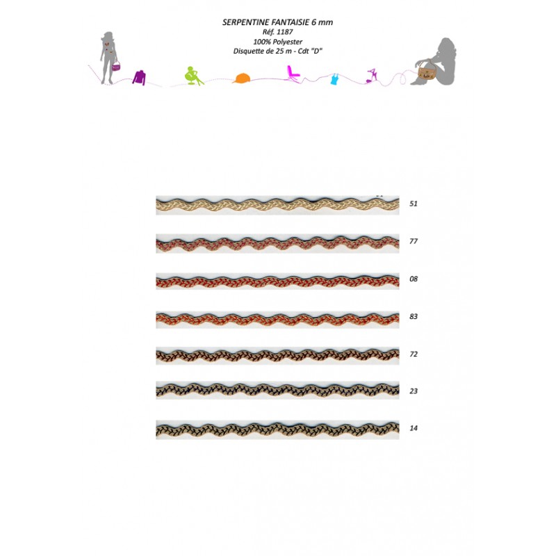 Stephanoise S1187 - SERPENTINE FANTAISIE