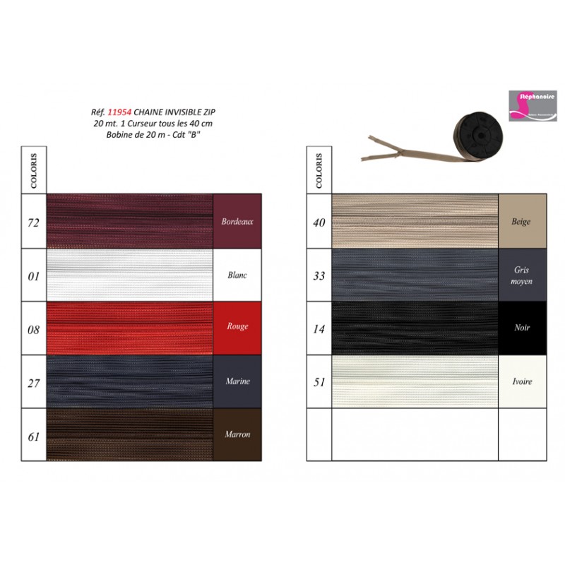 Stephanoise S11954 - CHAINE INVISIBLE N°3