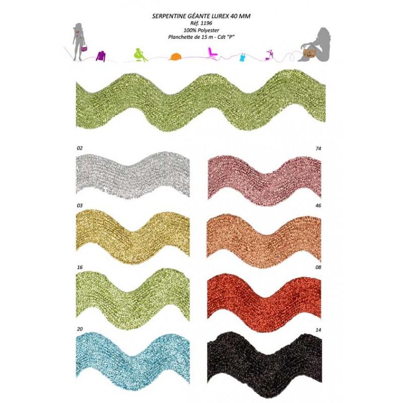 Stephanoise S1196 - SERPENTINE GEANTE METALLIQUE