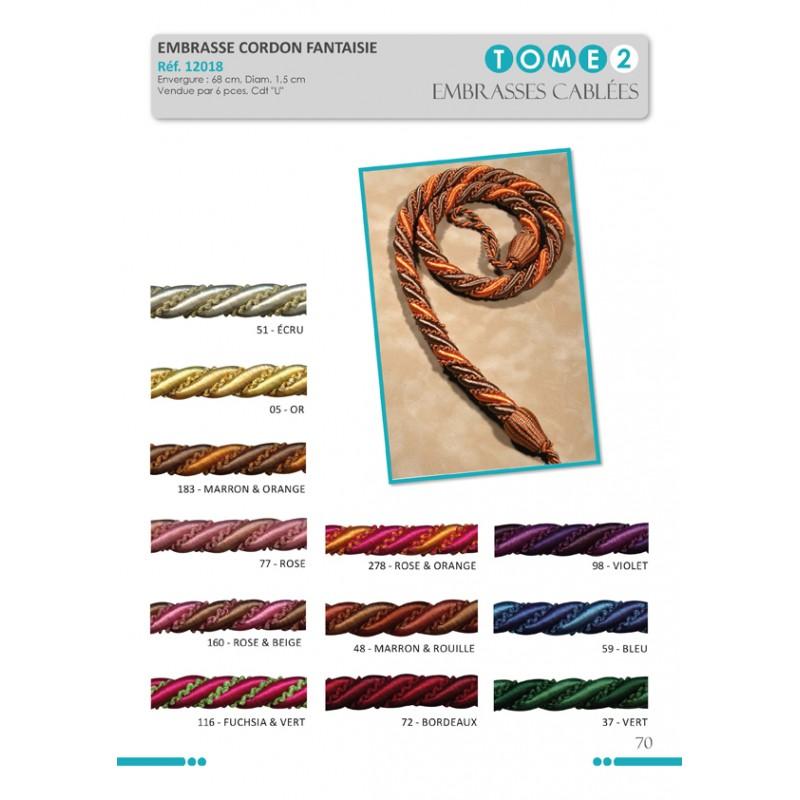 Stephanoise S12018 - EMBRASSE CORDON FANTAISIE
