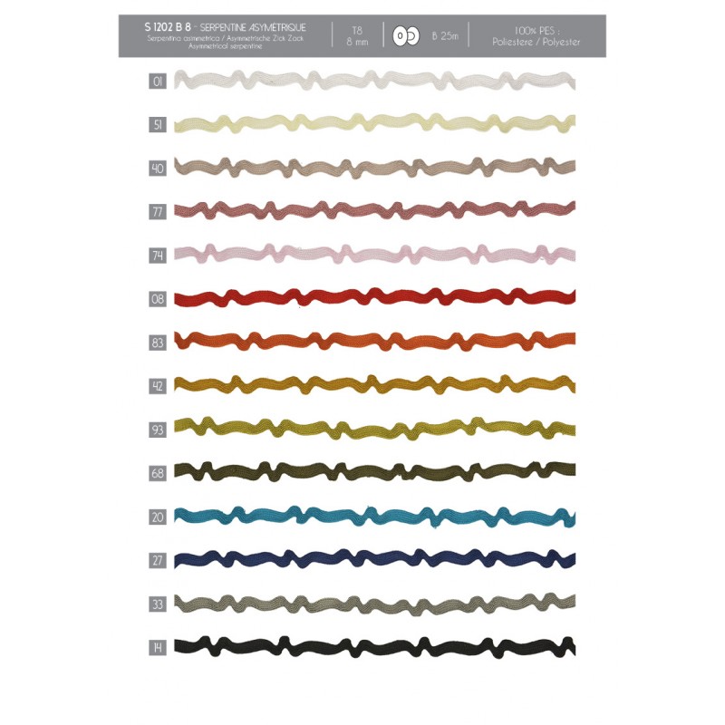 Stephanoise S1202 - SERPENTINE ASYMÉTRIQUE