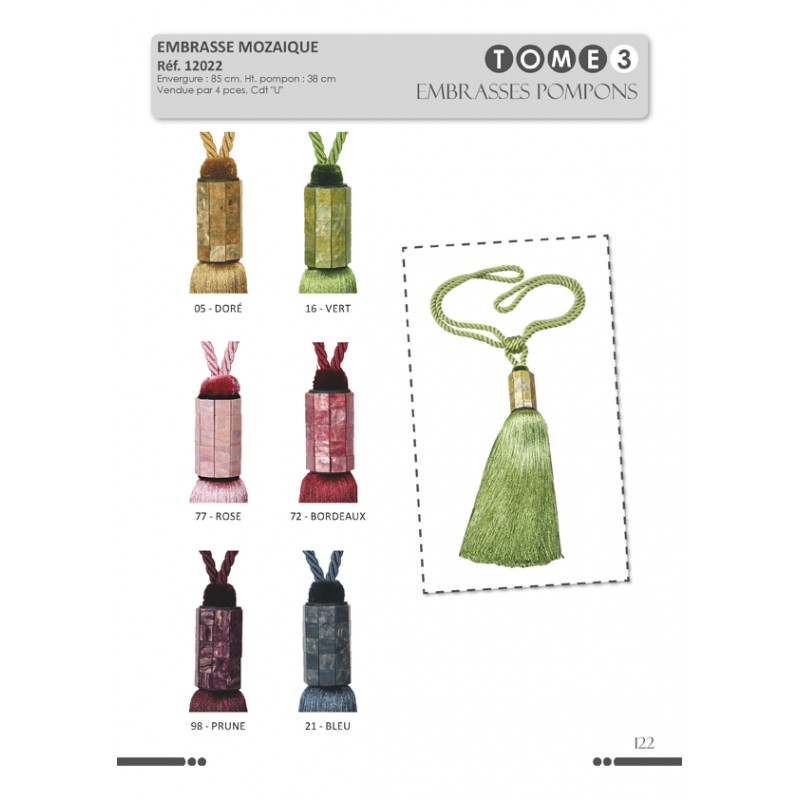 Stephanoise S12022 - EMBRASSE MOSAIQUE